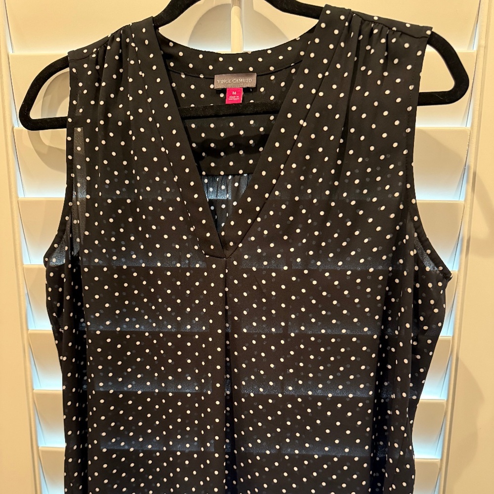 Vince Camuto Sleeveless Blouse Size M